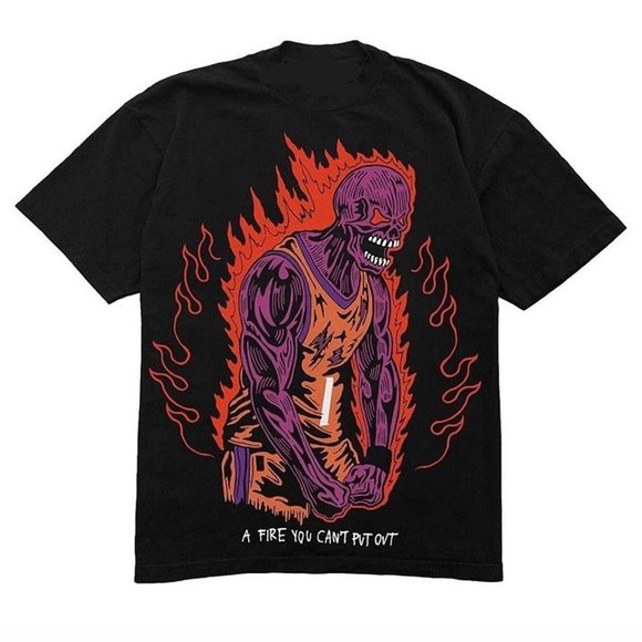 Gildan Other - Purple Skeleton T-Shirt by Suns X Warren Lotas - Unquenchable Fire